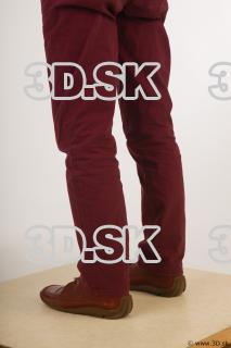 Calf red trousers of Sidney 0004